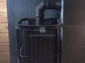 Печь-каменка SAGA 27 TS 1 (Kastor) + Керамический дымоход Hart D140 + Плитка из талькохлорита